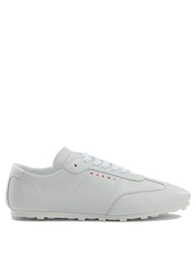 Marni Softy Soccer Sneakers In White