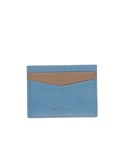 Marni Solid Color Cardholders In Blue