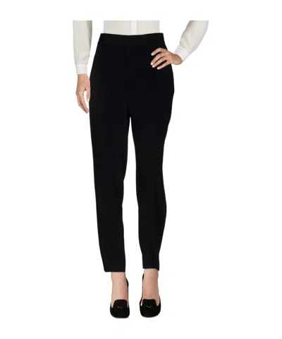 Marni Solid Color Casual Trousers In Black