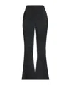 Marni Solid Color Flared Pants In Black