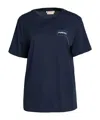 Marni Solid Color Short-sleeve T-shirt In Blue