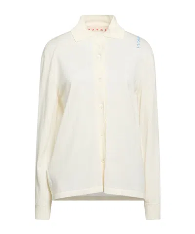 Marni Solid Colour Shirts In White