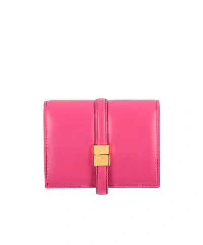 Marni Solid Minimalist Wallet In Pink