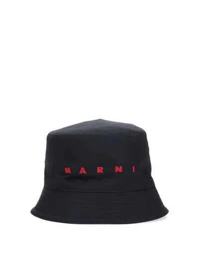 Marni Sombrero - Negro In Black