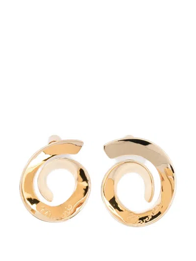 Marni Spiral Earrings In Gold