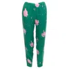 Marni Splatter Tie Dye Print Elasticated Casual Pants In Green