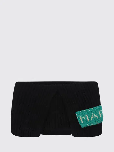 Marni Split Scarf In Black