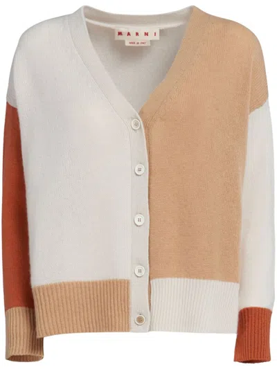 Marni Spring/summer 2024 Knit Cardigan For Women In Clear