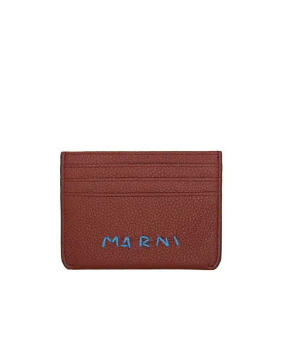 Marni Square Card Holder In Multi