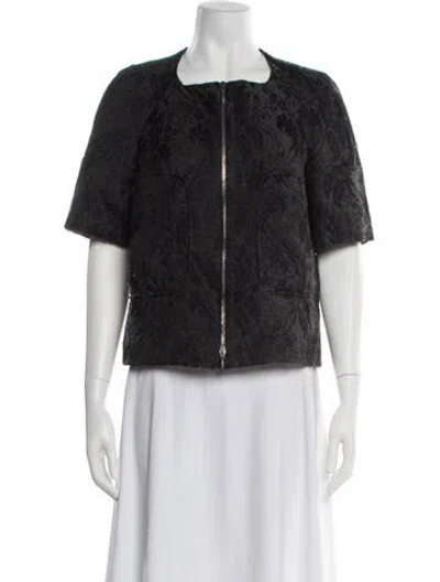 Pre-owned Marni Square Neckline Sweater In Gray