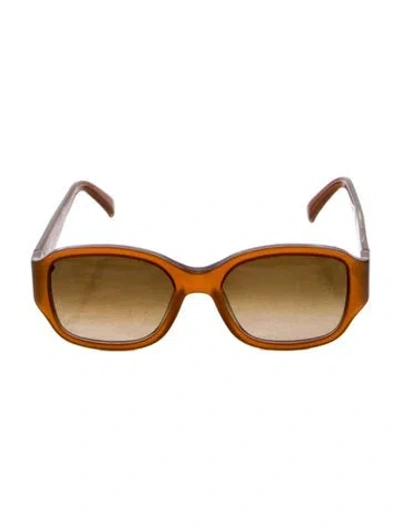 Pre-owned Marni Square Tinted Sunglasses In Brown