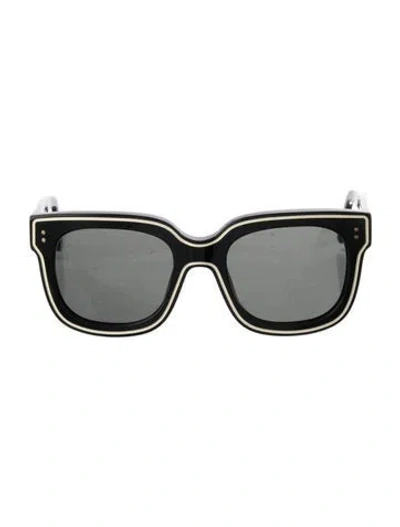 Pre-owned Marni Square Tinted Sunglasses W/ Tags In Black/neutrals