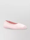 Marni Square Toe Ballerina Shoes With Bow Detail
