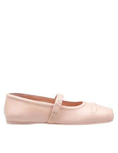 MARNI MARNI SQUARE TOE BALLERINAS