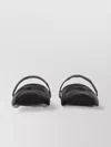 Marni Little Bow Nappa Leather Flat Mules In Black