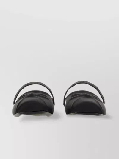 MARNI SQUARE TOE BOW DETAIL BALLERINA SHOES