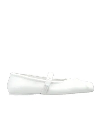 MARNI MARNI LOGO EMBOSSED BALLET FLATS
