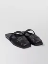 Marni Little Bow Nappa Leather Flat Mules