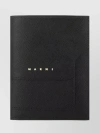 MARNI STAMPED LOGO LEATHER WALLET WITH MULTIPLE SLOTS