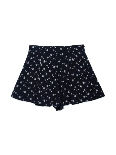 Marni Kids' Star-printed Shorts In Black