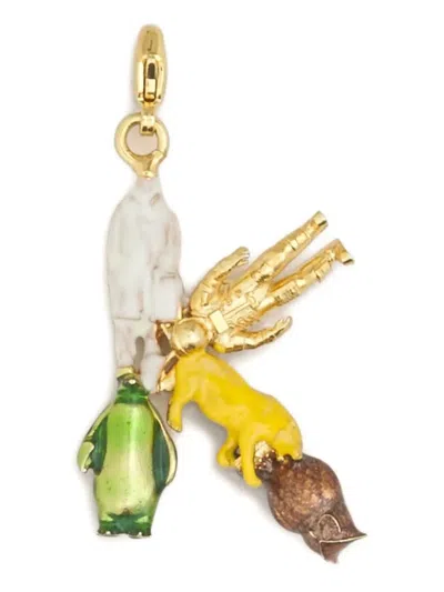 Marni Statement-pendant Charm In Multi