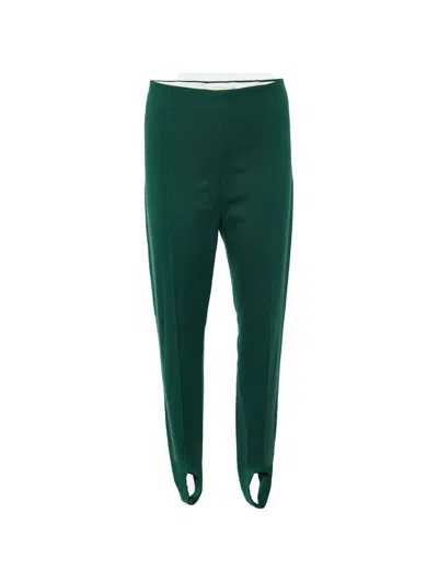 Pre-owned Marni Stirrup Trousers In Green