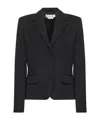 Marni Stitch Detailed Button-up Jackets Black In Black
