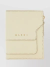 MARNI STITCH DETAILING TEXTURED LEATHER WALLET
