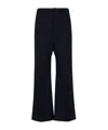 Marni Stitched Crease Flared Trousers In Black