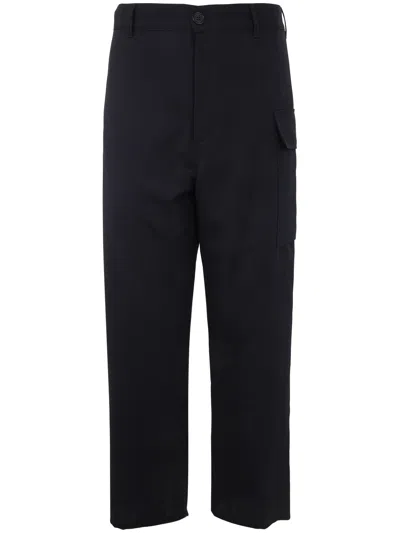 Marni Straight And Regular Leg Pants In Black