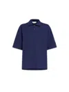 Marni Straight Hem Polo Shirt In Blue
