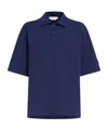 Marni Straight Hem Polo Shirt In Blue