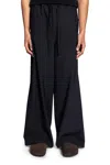 Marni Straight-leg Drawstring Trousers In Black