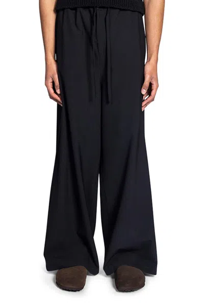 Marni Straight-leg Drawstring Trousers In Black
