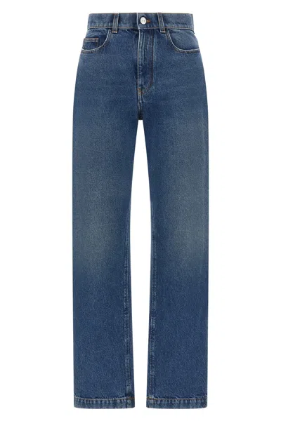 Marni Straight Leg Jeans In Blau