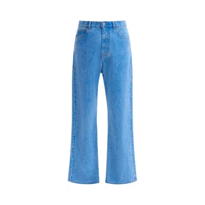 Pre-owned Marni Straight Leg Jeans 'cobalt' In Multi-color