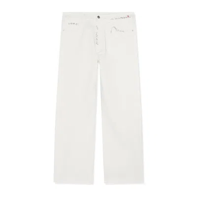 Marni Straight Leg Jeans In White