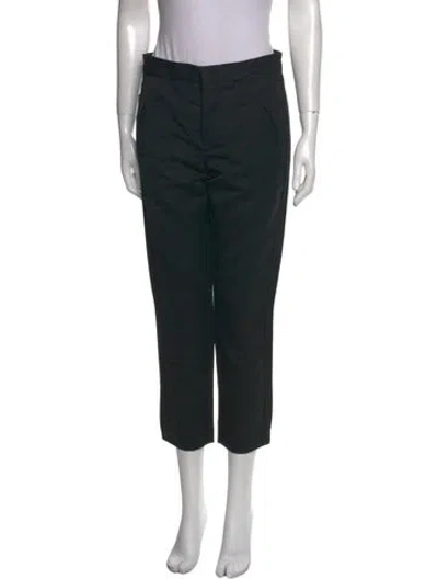 Pre-owned Marni Straight Leg Pants In Black