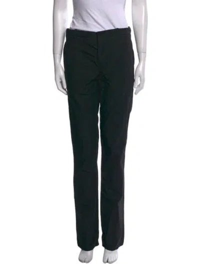 Pre-owned Marni Straight Leg Pants In Black