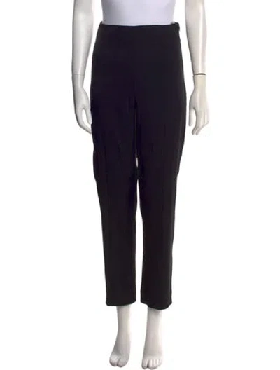 Pre-owned Marni Straight Leg Pants In Black