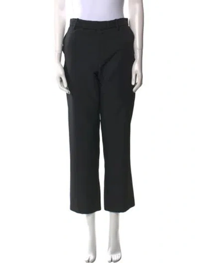 Pre-owned Marni Straight Leg Pants In Black