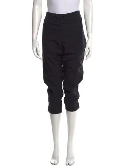 Pre-owned Marni Straight Leg Pants In Black
