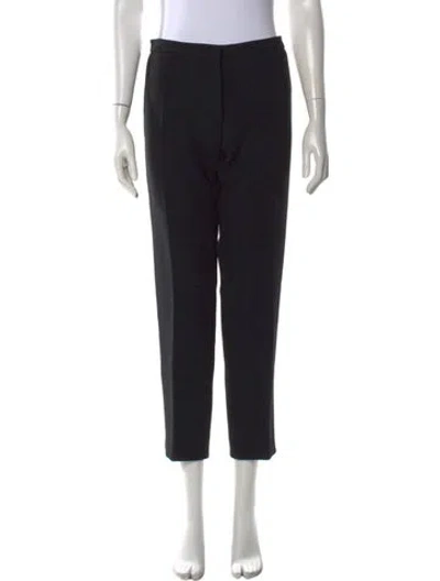 Pre-owned Marni Straight Leg Pants In Black