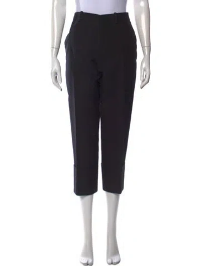 Pre-owned Marni Straight Leg Pants In Black