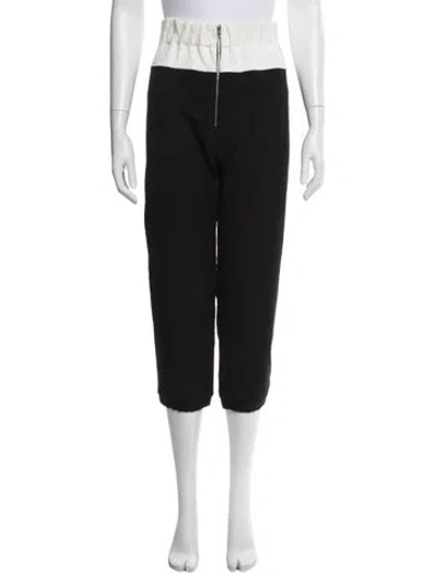 Pre-owned Marni Straight Leg Pants In Black