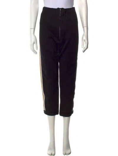 Pre-owned Marni Straight Leg Pants In Black