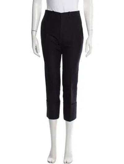 Pre-owned Marni Straight Leg Pants In Black