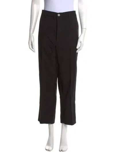 Pre-owned Marni Straight Leg Pants In Black