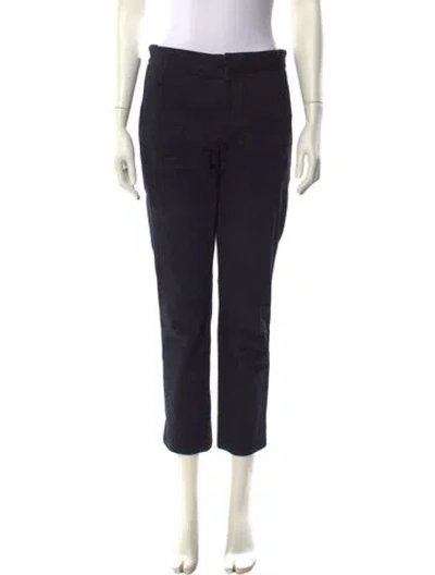 Pre-owned Marni Straight Leg Pants In Blue