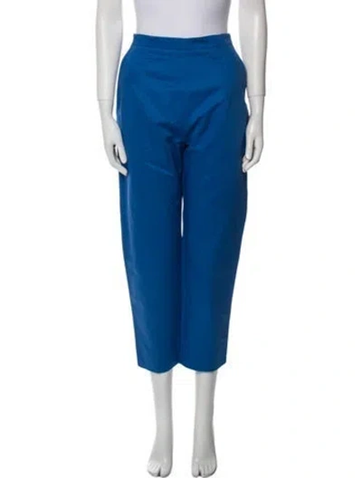 Pre-owned Marni Straight Leg Pants In Blue
